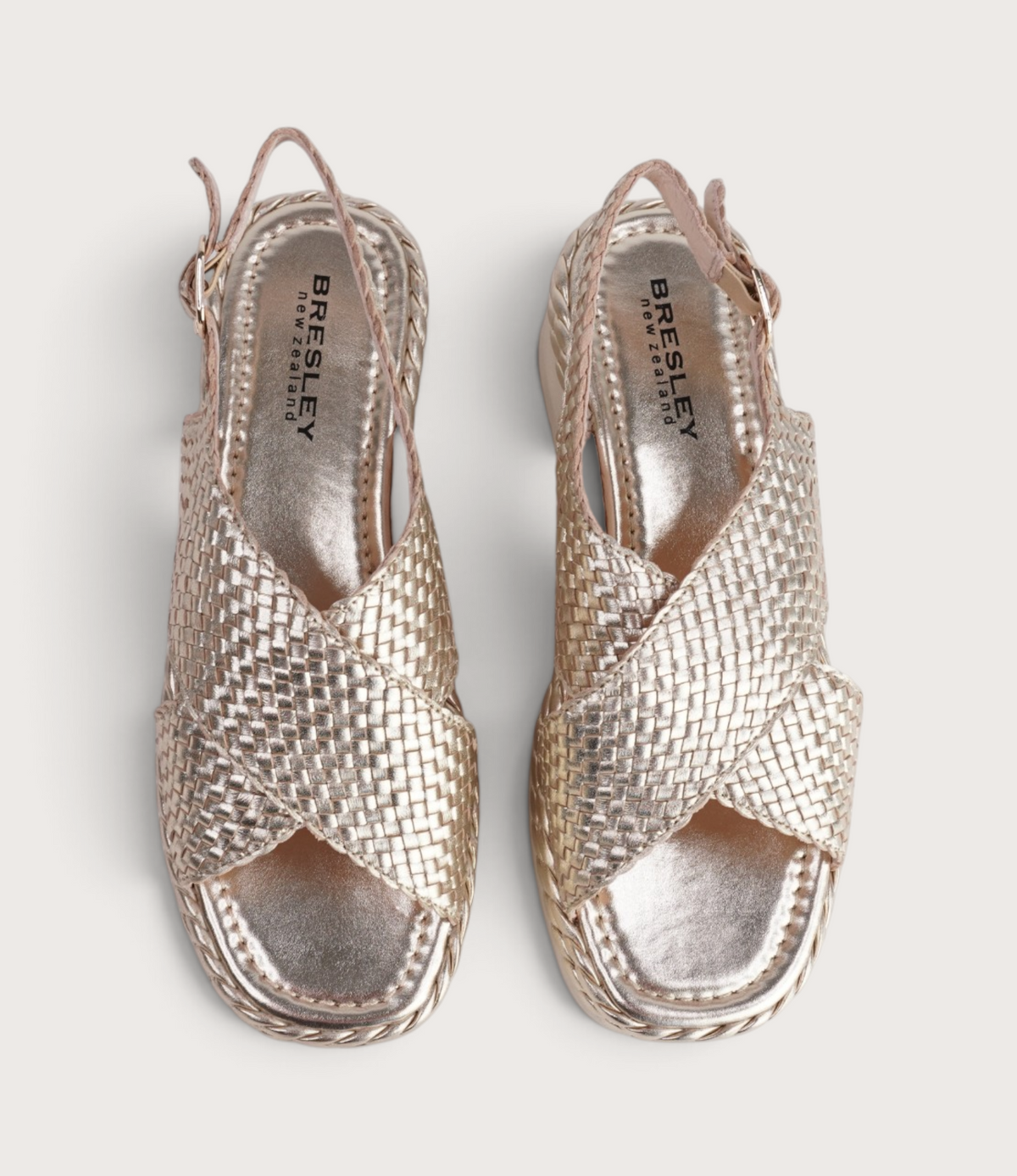 Porscha Soft Gold Leather Sandals