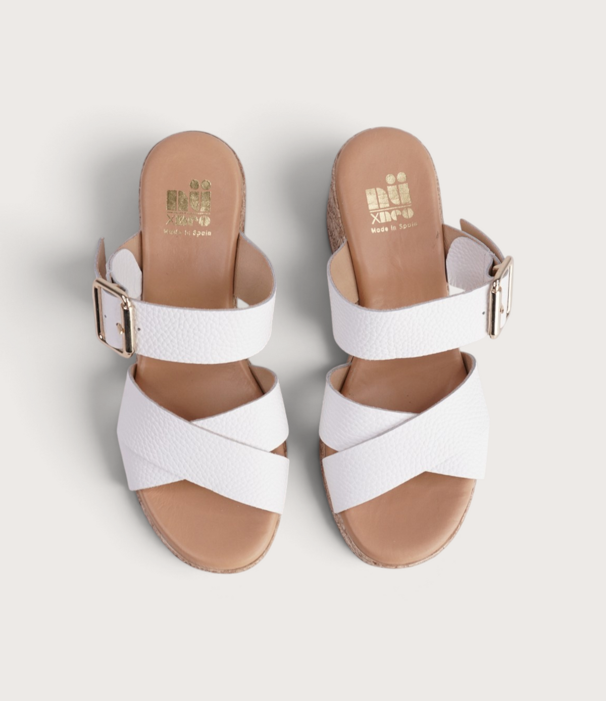Margot Blanco Leather Heels