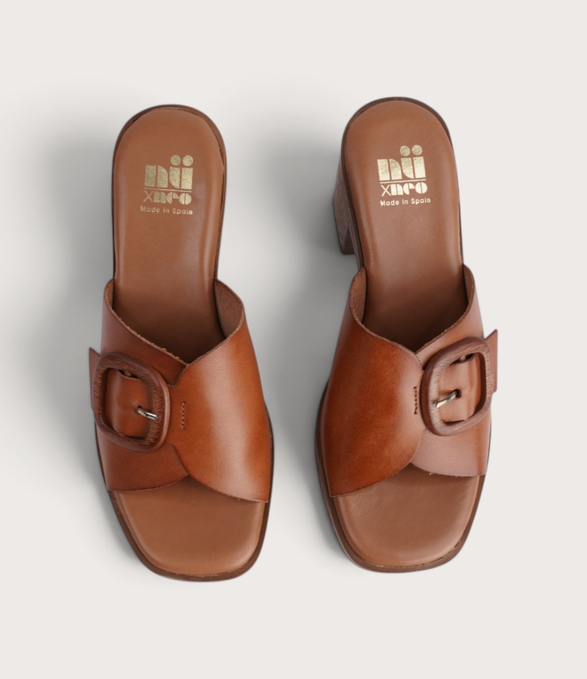 Quirina Cuero Leather Heels