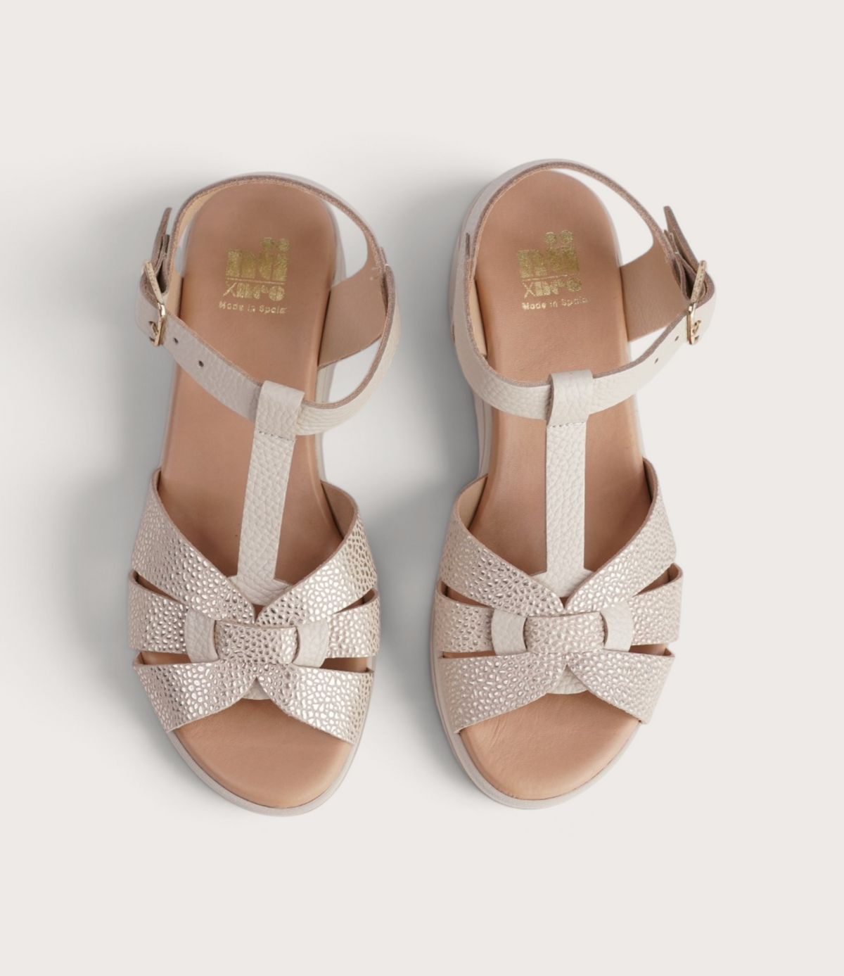 Hermia Lima/ Cosmic Latte Leather Sandals