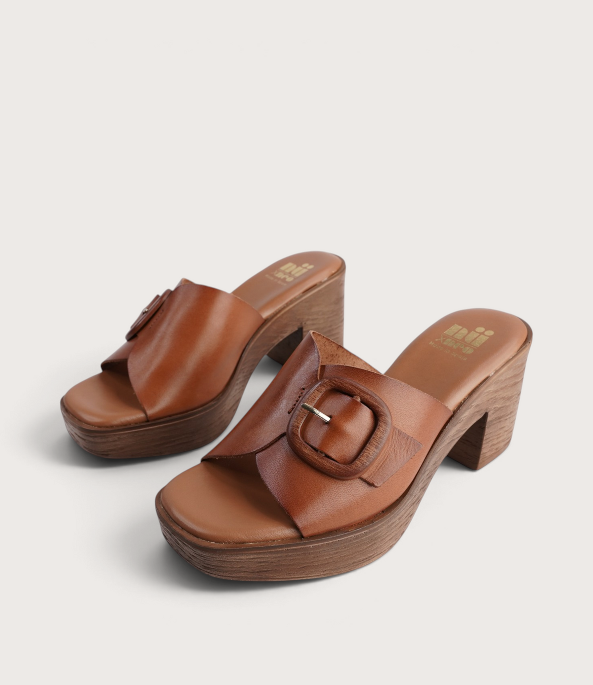 Quirina Cuero Leather Heels