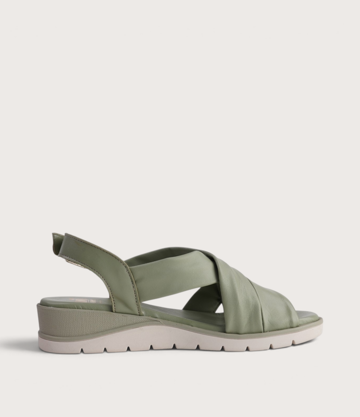 Ksenia Sage Leather Sandals
