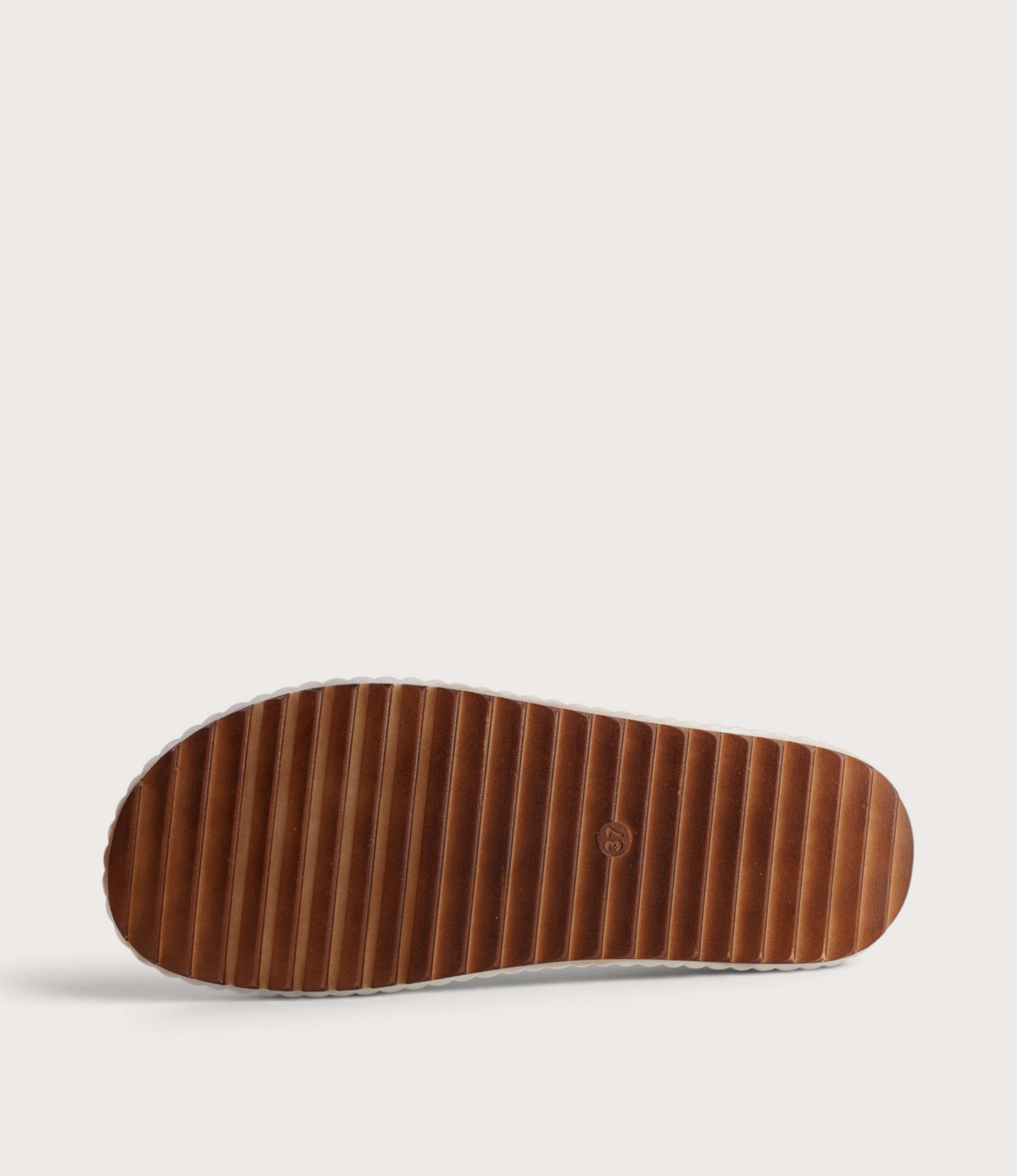Solena Praine Leather Slides