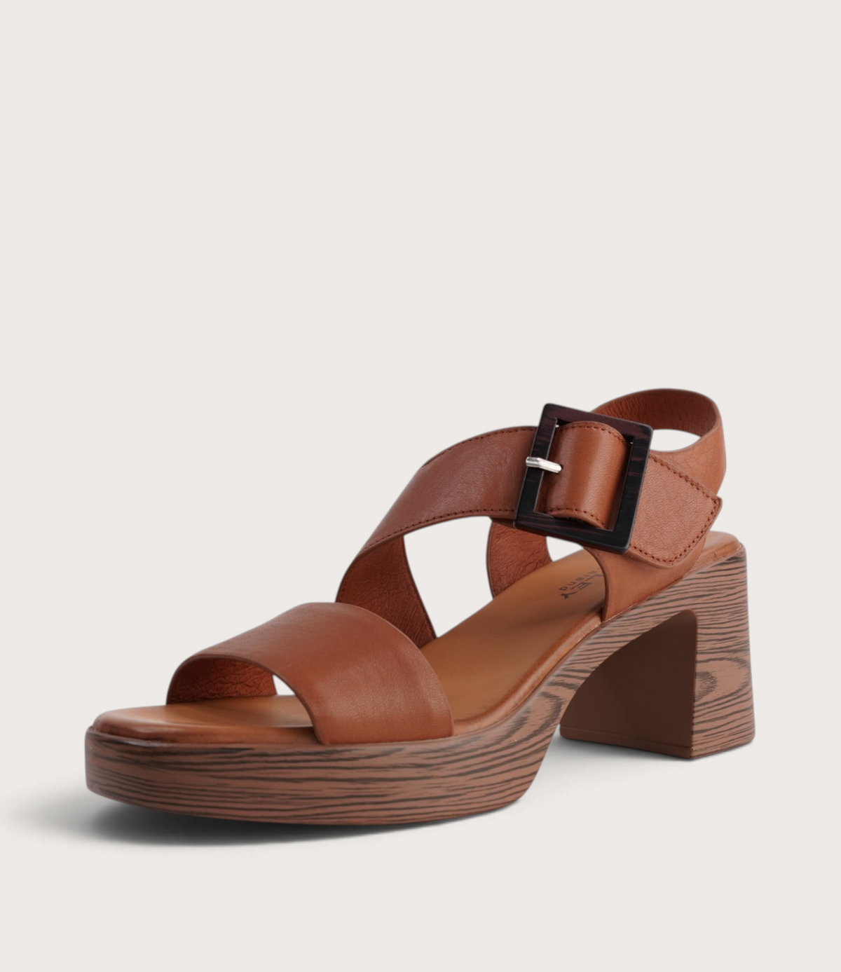 Pammie Tan Leather Heels