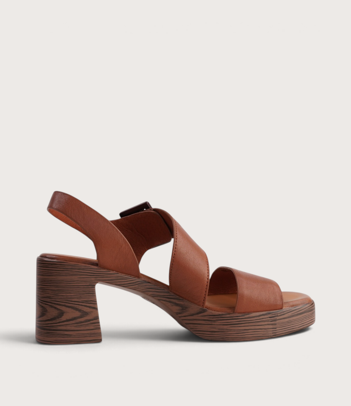 Pammie Tan Leather Heels