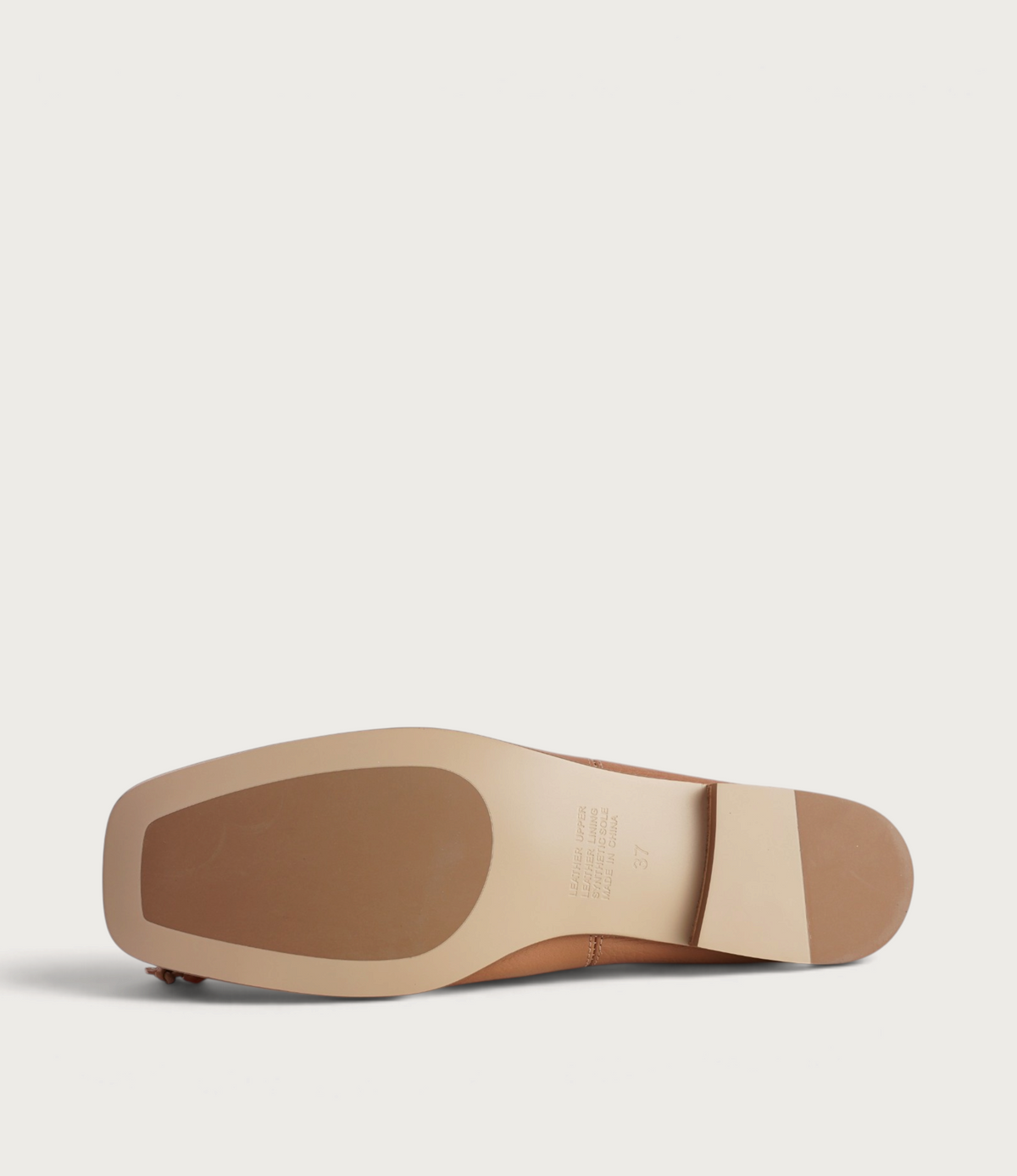 Pola Dark Tan Leather Loafers