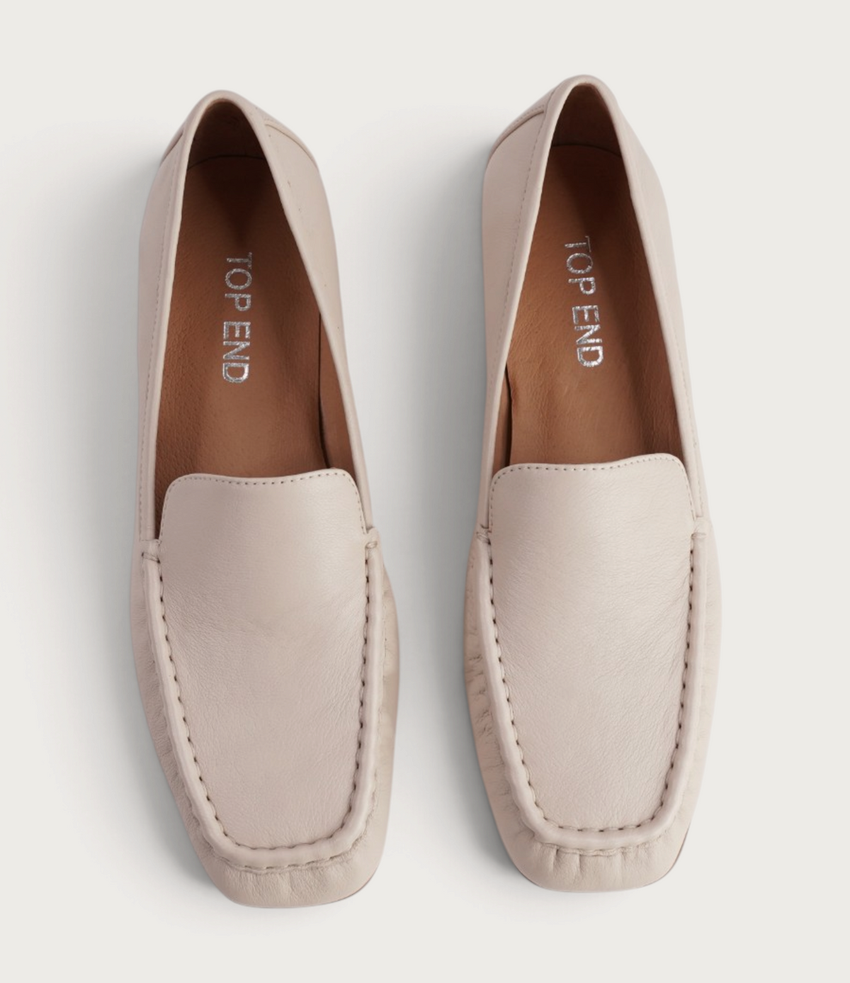 Polki Vanilla Leather Flats