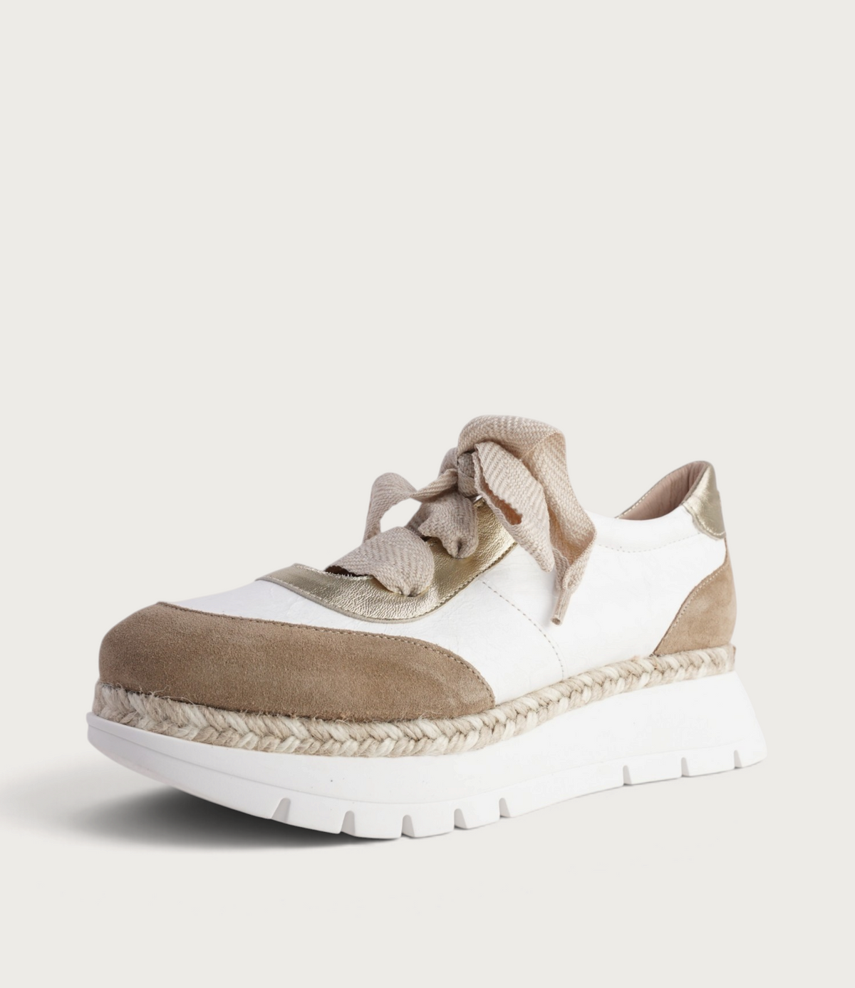 JS-2315 Blanco/ Beige Sneakers