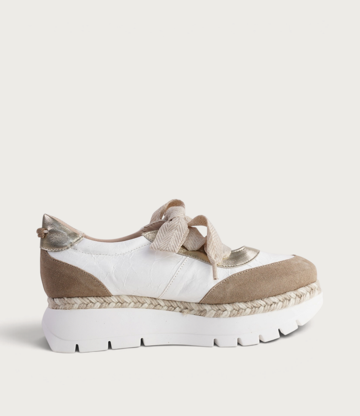 JS-2315 Blanco/ Beige Sneakers