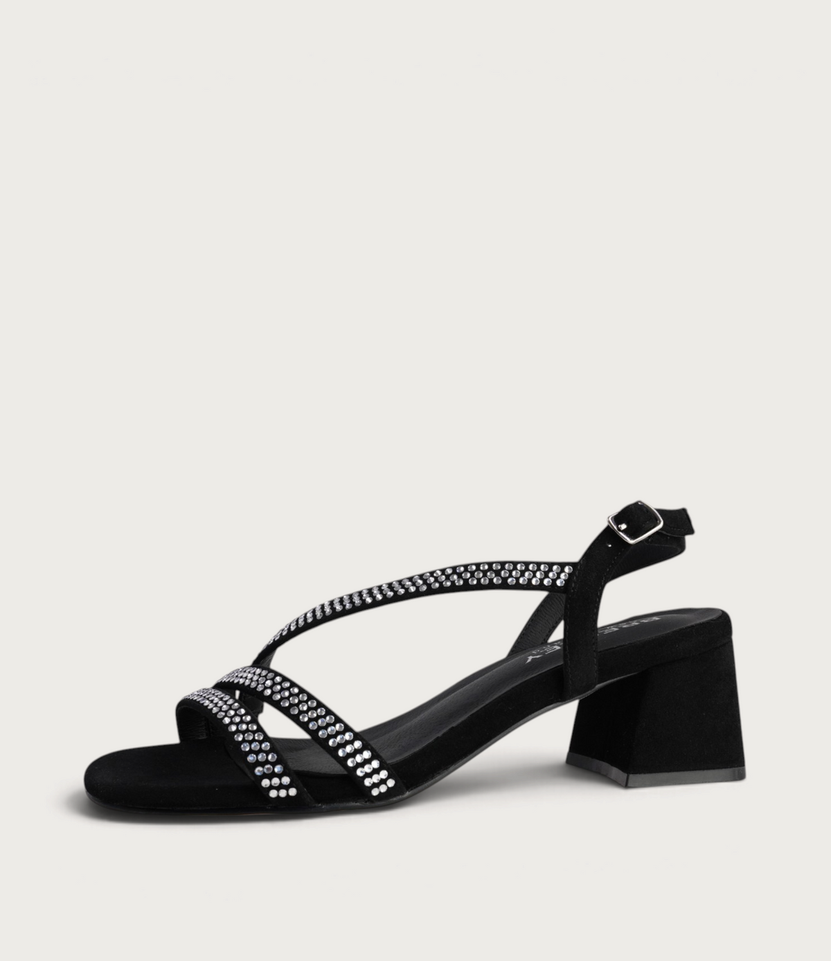Ascot Black Diamonds Heels