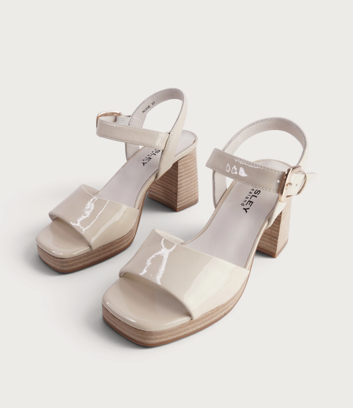 Alvie Dune Patent Leather Heels