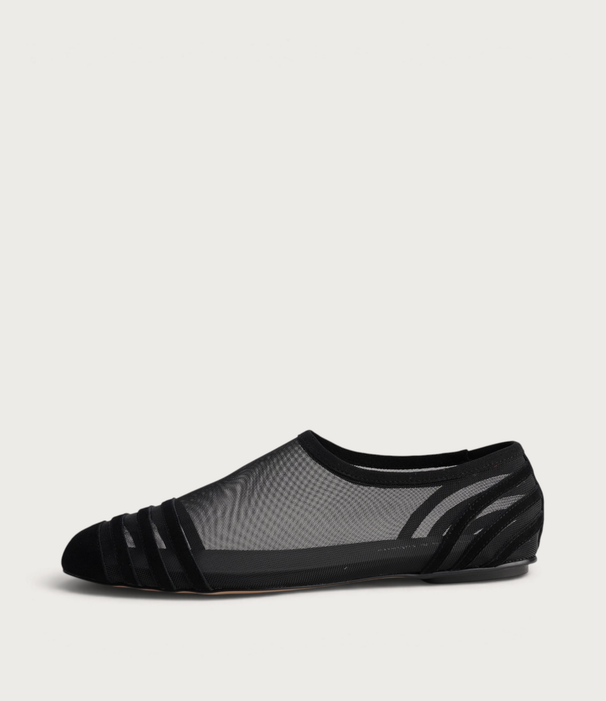 Valeska Black Suede/ Mesh Flats