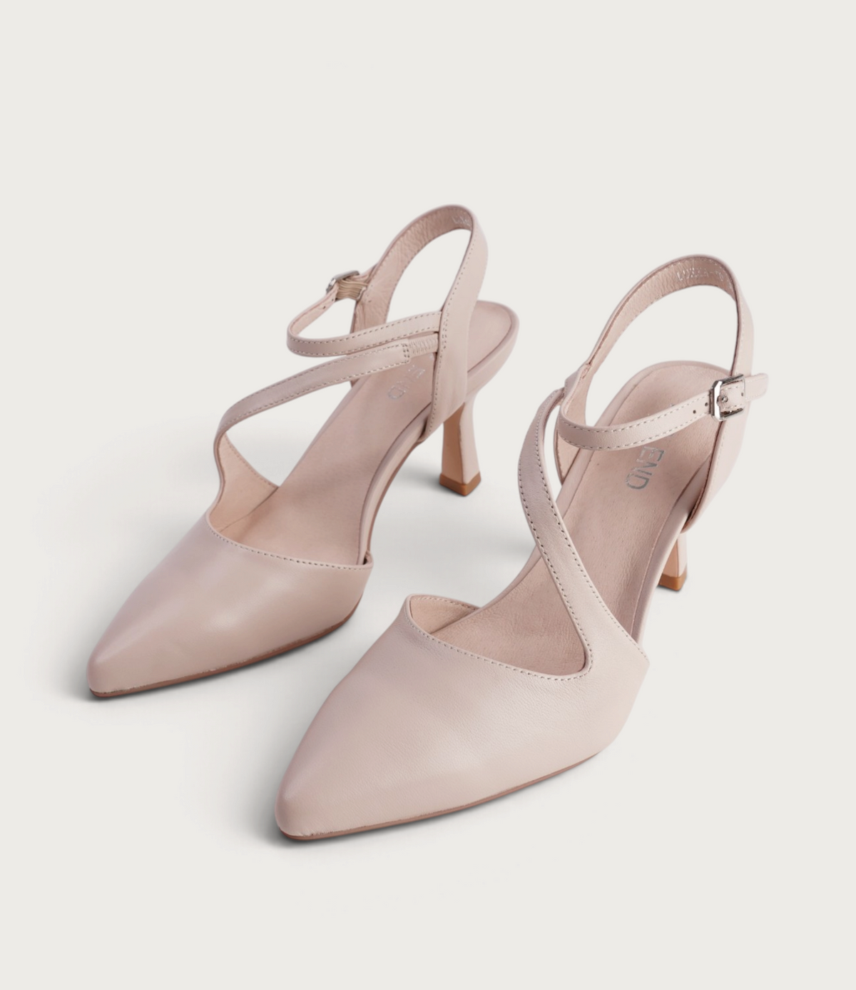 Lukka Nude Leather Heels