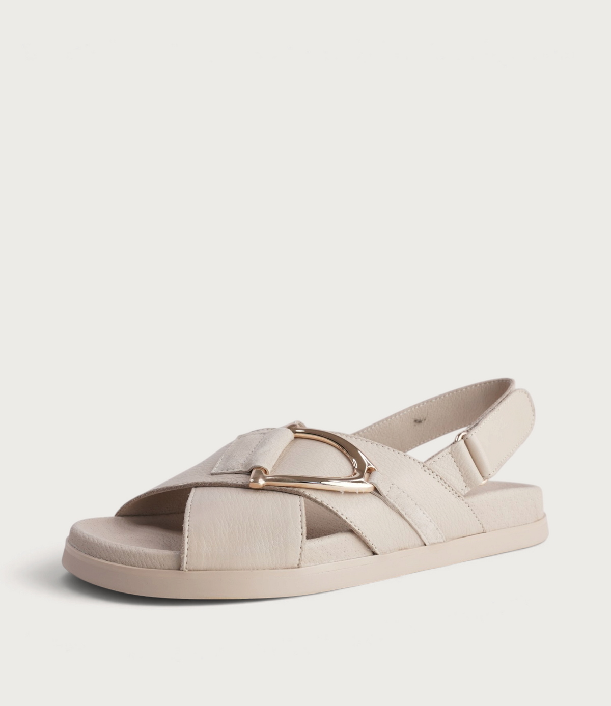 Rupa Vanilla Leather/ Suede Sandals