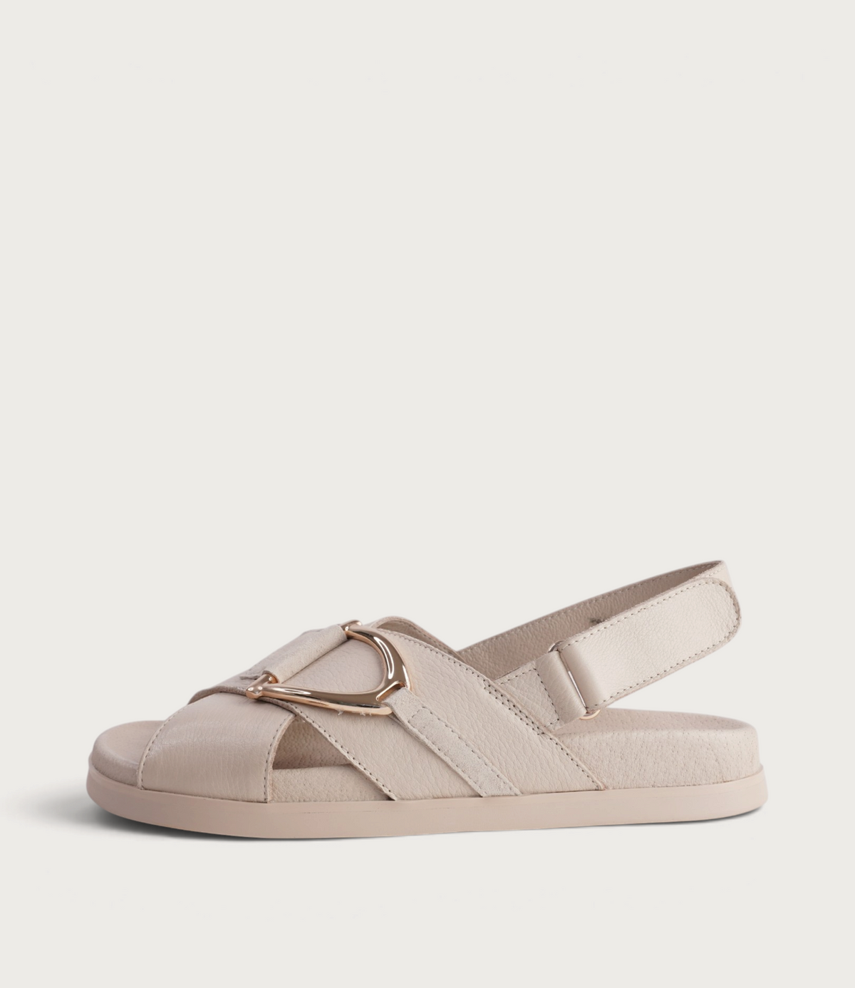 Rupa Vanilla Leather/ Suede Sandals