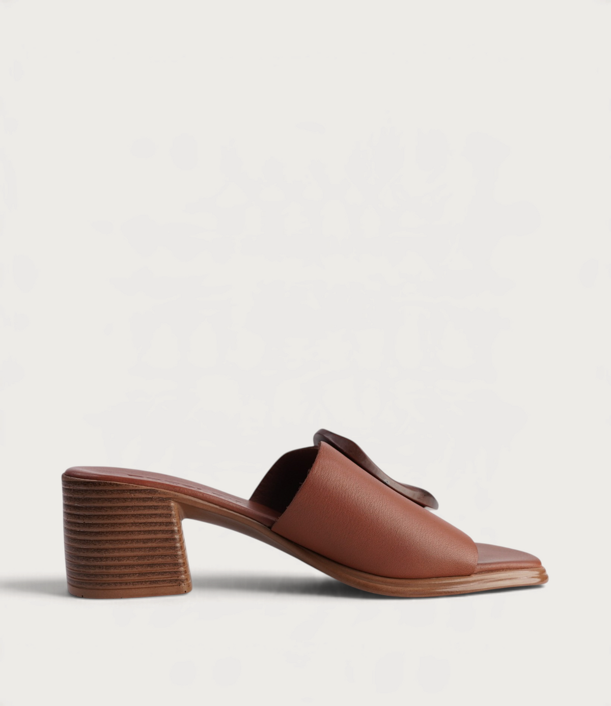 Panton Chestnut Leather Heels