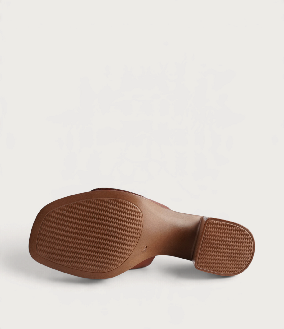 Panton Chestnut Leather Heels