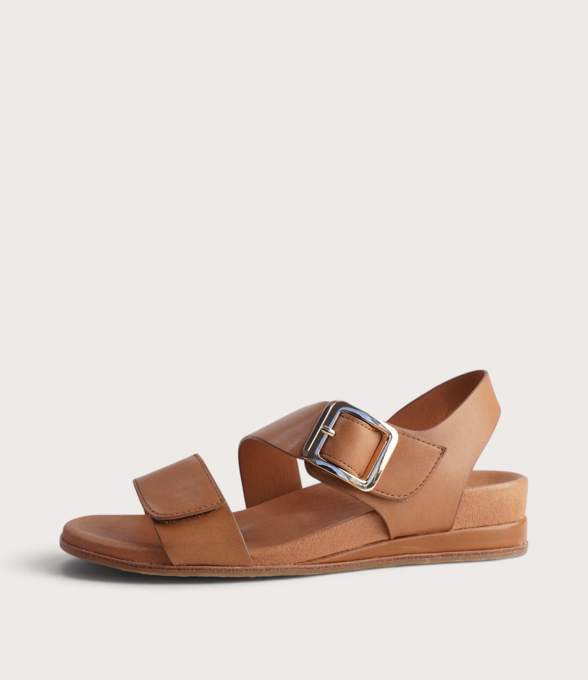 Flared Tan Leather Sandals - DJANGO AND JULIETTE | Shouz