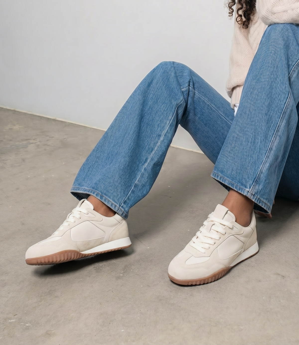 Glinda Off White Sneakers - EOS FOOTWEAR | Shouz