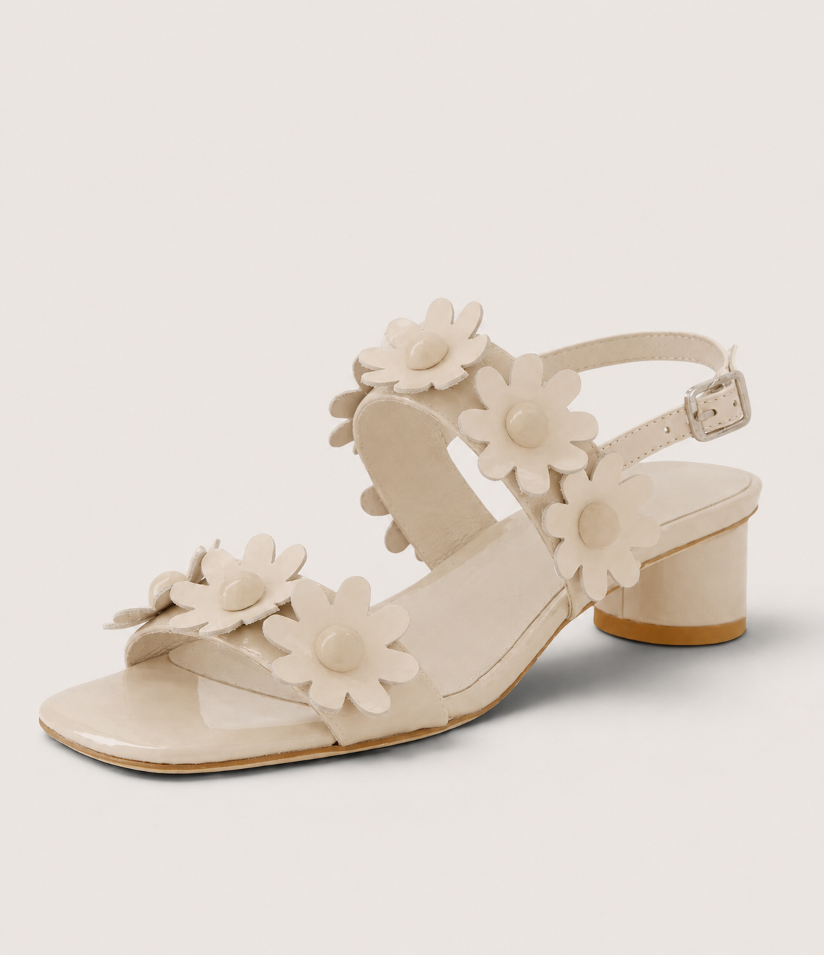 Hatsyl Nougat Patent Heels