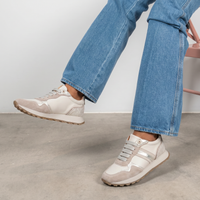 Murphy Crema Combo Leather Sneakers