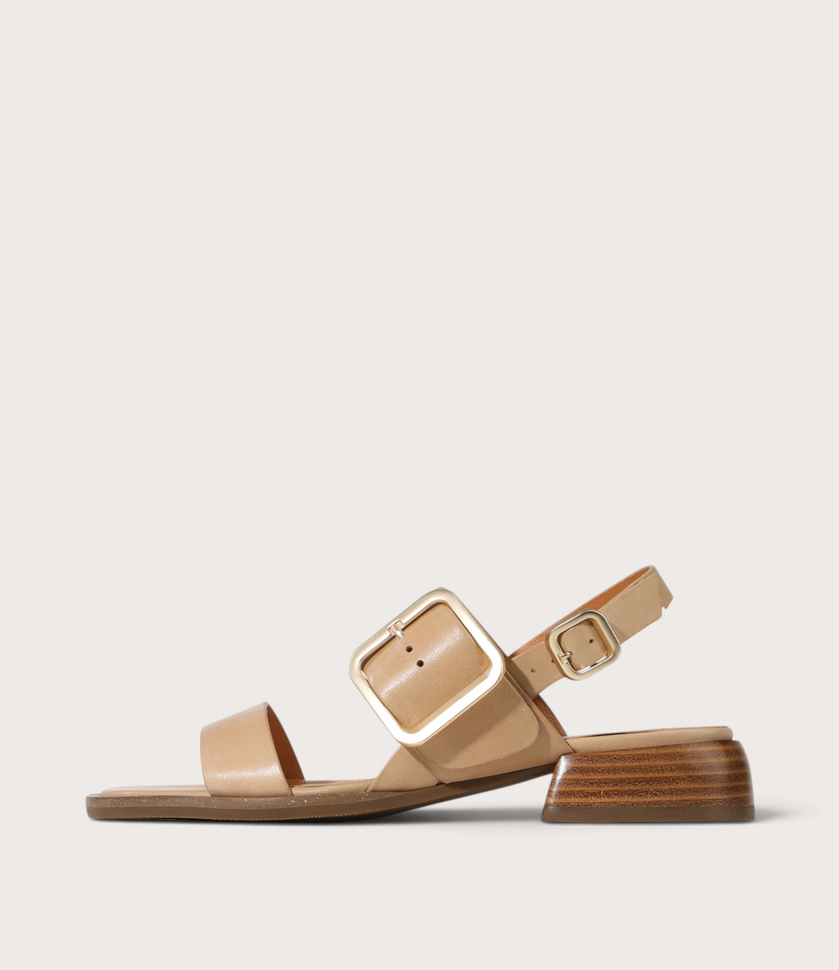 Ikam Tan Leather Sandals