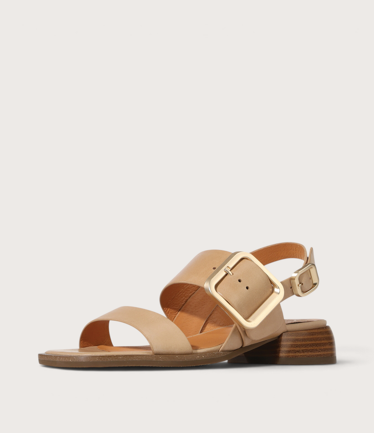 Ikam Tan Leather Sandals