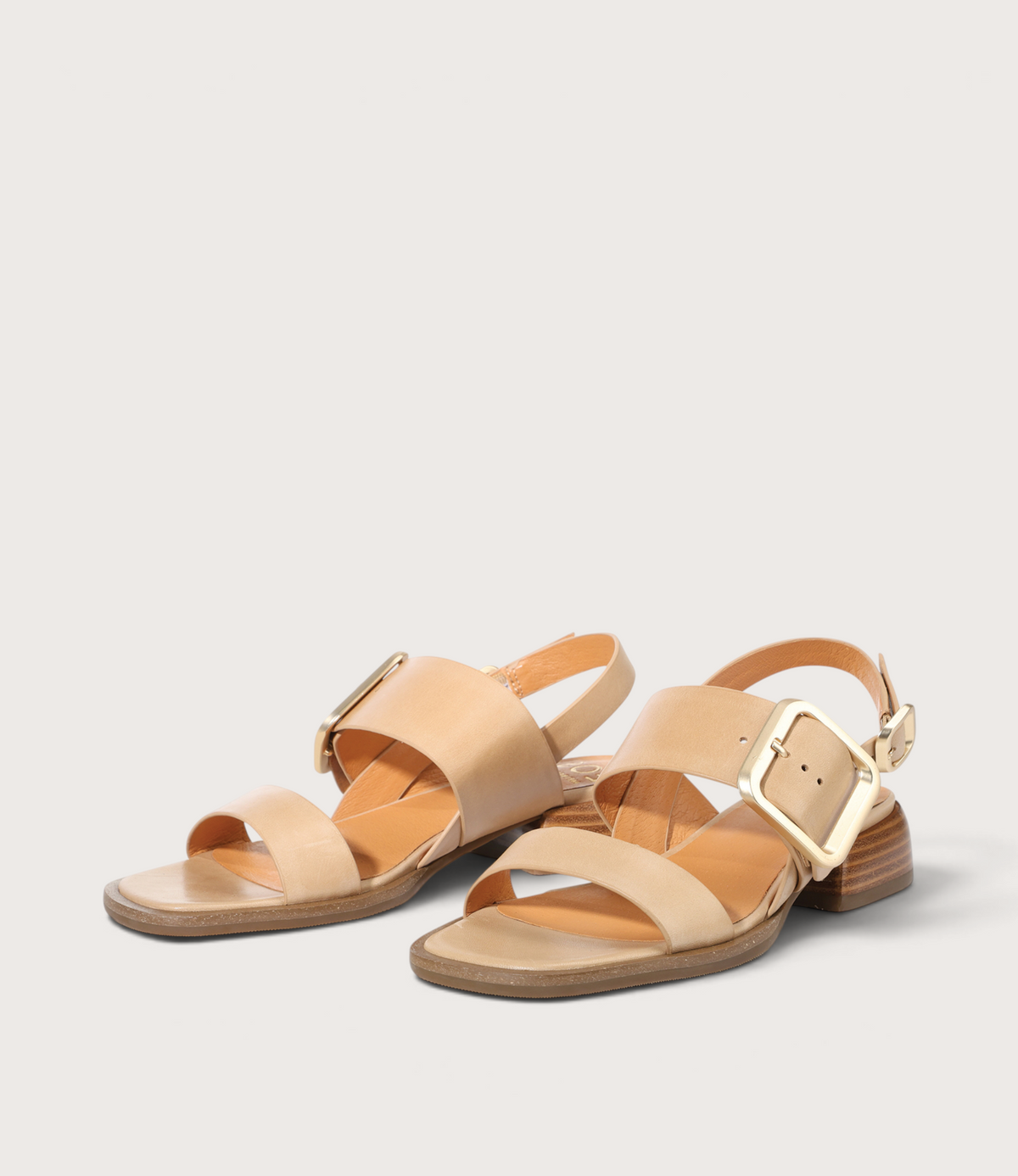 Ikam Tan Leather Sandals