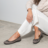 Erna Taupe Leather Ballet Flats