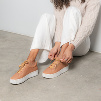 Bump Scotch Leather Sneakers