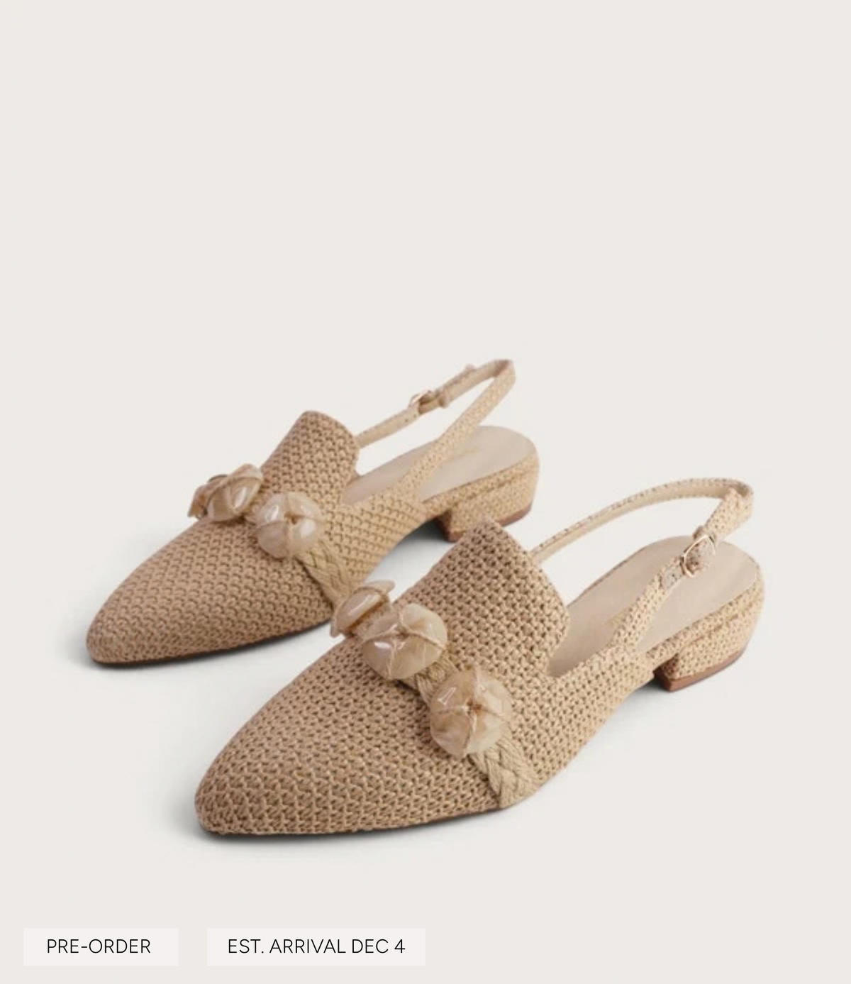 Pre-Order Eboney Natural Flats