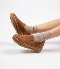 Becca Light Choc Suede Sneakers