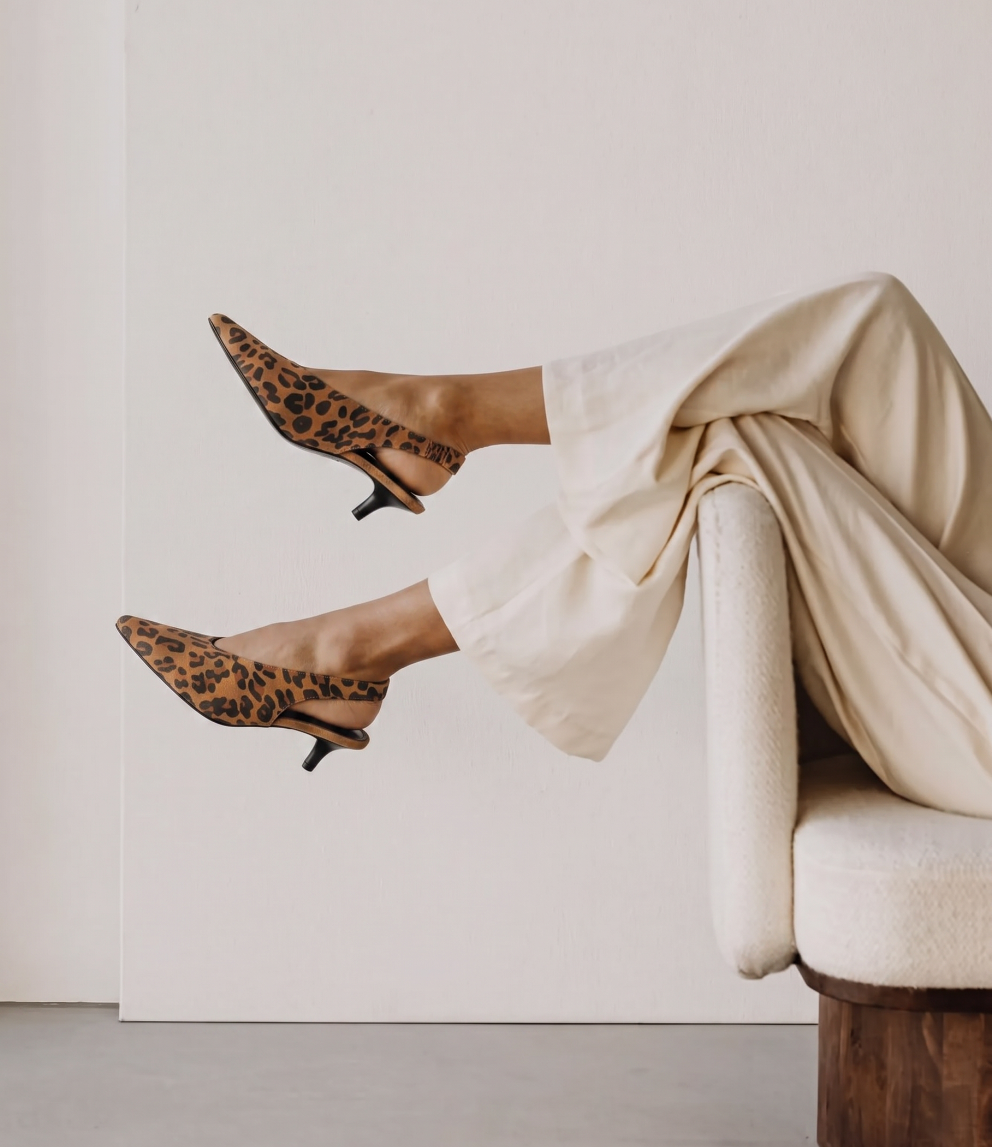 Hope Leopard Suede Heels