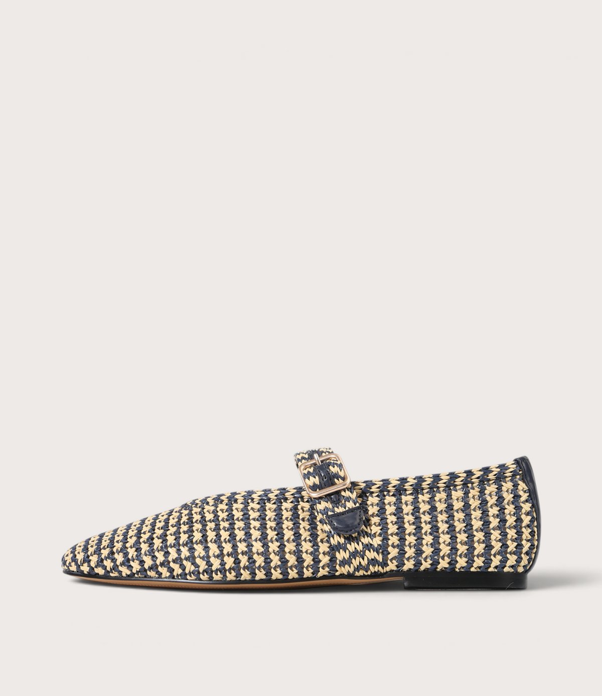Santalum Navy Ballet Flats