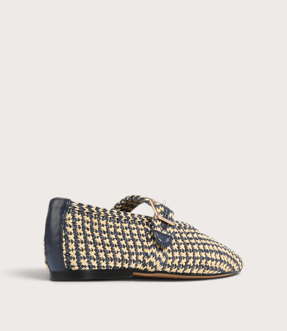 Santalum Navy Ballet Flats