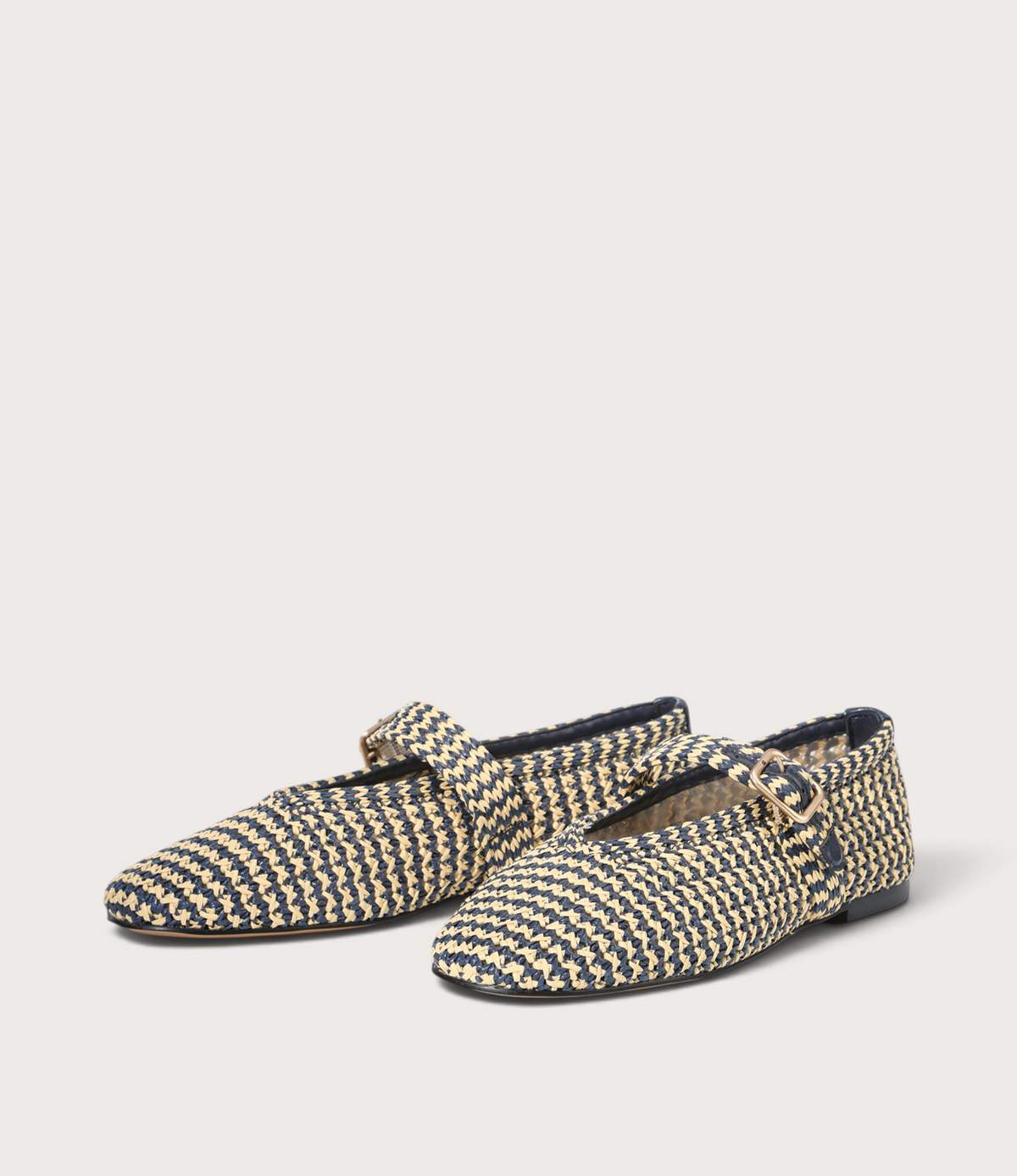 Santalum Navy Ballet Flats