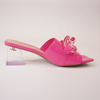 Rulie Hot Pink Patent Leather Heels