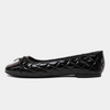 Belie Black Patent/ Black Leather Ballet Flats