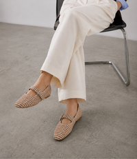 Santalum Caramel Ballet Flats