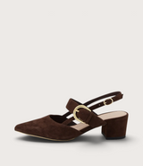 Asten Choc Suede Heels