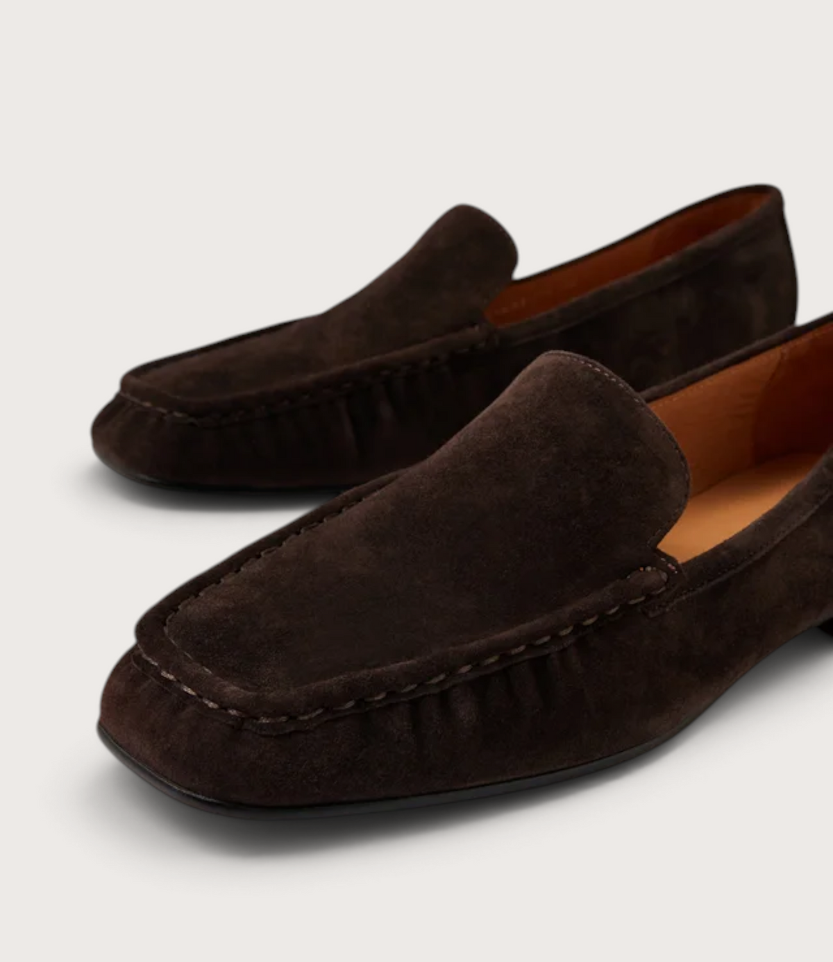 Polki Choc Suede Flats
