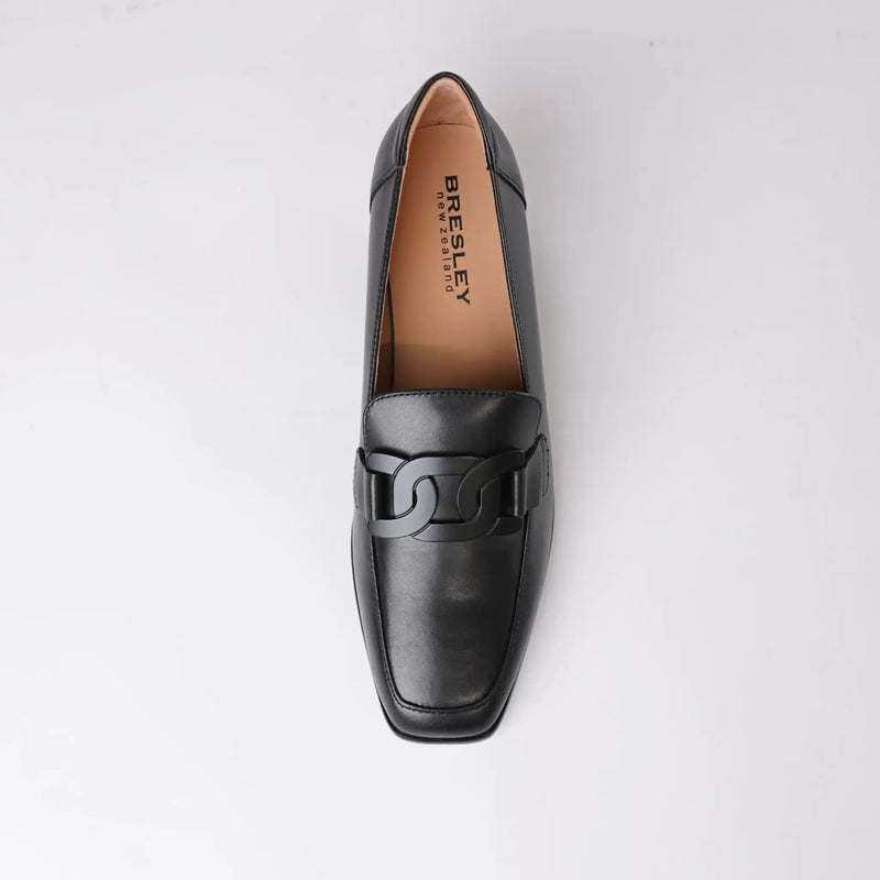 Paddle Black/Black Leather Loafers