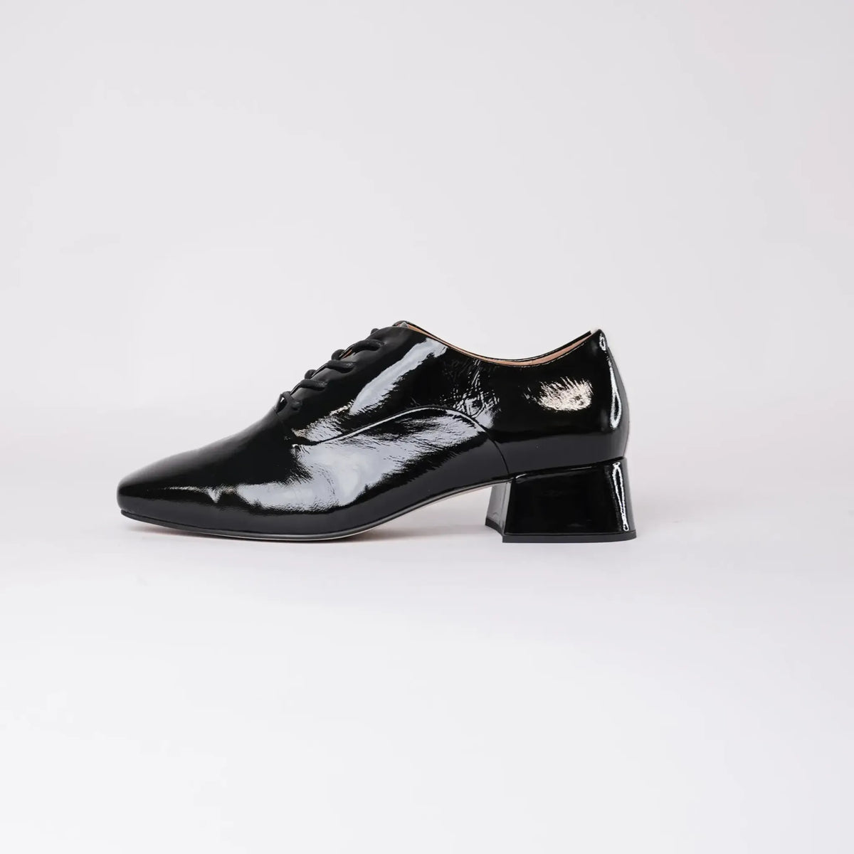 Radin Black Patent Leather Loafers