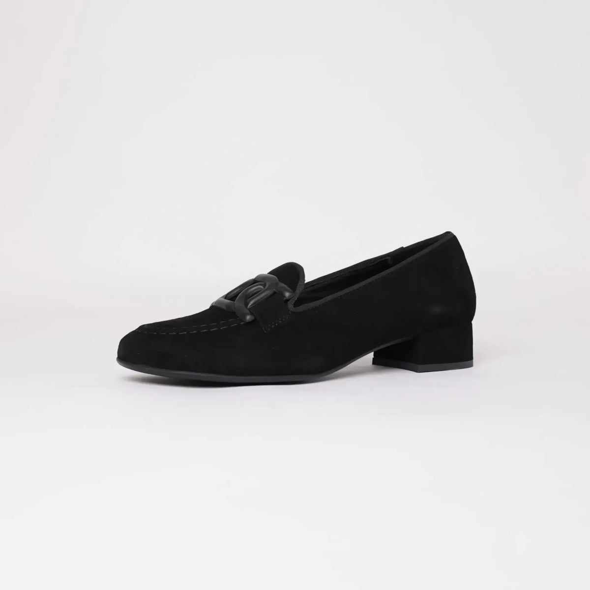 1405 Black Suede Loafers - Shouz