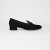 1405 Black Suede Loafers