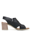 Wondir Black Leather Heels