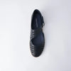 Albion Navy Leather Flats