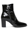 Anahi Black Patent Ankle Boots