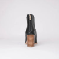 Ayer Black / Natural Leather Ankle Boots, DJANGO & JULIETTE - Shouz