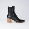 Zoltan Black / Natural Leather Chelsea Boots
